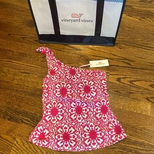 Vineyard Vines XS Medallion Tankini swimsuit